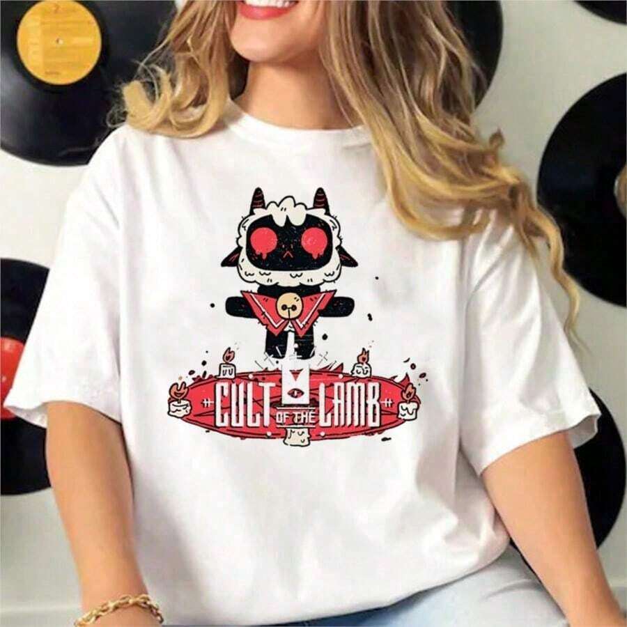 Modern Minimalist T-Shirt COOL SUMMER CubaS, Women's Printed T-Shirt, Casual Wear, Girl's T-Shirt, Fun Clothing With Comic And Urban Style. - 白色 8 - 查看 1