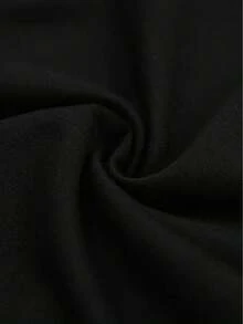 Camiseta Oversize de Mujer con Estampado de Margaritas - Top de Manga Corta Transpirable y Cuello Redondo con Estampado de Margaritas y Verde Oliva, Blusa Casual para Primavera, Verano y Otoño, Camisetas Holgadas Lavables aáquina - Negro - Ver 4