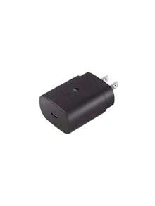 25W 超级快充 Type-C 充电器，可选配 1 米 C-C 数据线，兼容三星 S26/S25/S24/S23/S22 系列和 17/16/15 系列，适用于家庭、办公室和旅行使用。 - 美規A型插(110-127V) - 查看 11