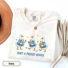 A1utiS1M Goose T1EE Acceptance T-Shirt, Gift For Proud A1utiS1M Mom, Special Education Teacher T-Shirt, Neurological Inclusion T-Shirt. 220g Essential Unisex AL1Godn T-Shirt, 220g Of Unique Softness. Designed To Fit Everyone, Men And Women Alike. Durable, High-Quality Fabric, Ready For Any Cut, Delicate To The Touch But Built To Withstand. Lightweight Tops For Women, Fall Outfits, Vacation Wear, New Year's Costumes For Her. - 白色 - 查看 1