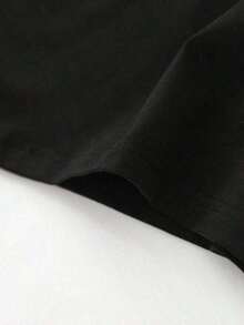 Camiseta Gráfica Blanca para Mujeres - Diseño Divertido de Sirena con Texto "MANANA SERA DONTO" - Camiseta Casual Suave y Elástica para el Gimnasio, Playa, Salón - Lavable a Máquina, Top para Mujeres, Ajuste de Playa, Estampado, Ajuste Cómodo, Camiseta Impresa, Amantes del Fitness, Suelta y CómodaPure-Cotton - Negro - Ver 6