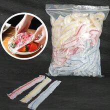 100/50入 食品保鮮蓋,可拉伸一次性保鮮膜蓋,廚房收納與整理,食品蓋,夏季保鮮產品,冰箱保鮮收納與儲存配件,夏季必備保鮮蓋,禮品 - 查看 4