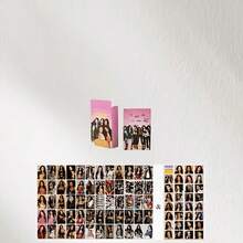 1 Caixa/92 Folhas Cartões Fotográficos K-AT | 60 Cartões Essenciais de Novo Álbum Cartões Postais + 32 Adesivos Temáticos | Adequado para Diários, Scrapbooks, Inserções de Capa de Telefone, Decoração de Dormitório | Design de Página Individual, Perfeito como Adições de Álbum, Decorações, Crie Facilmente o Seu Canto do Ídolo - Multicolorido - Visão 6