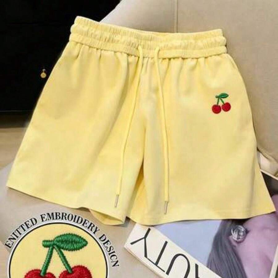 New Slimming Loose Casual Shorts For Women, Versatile For Daily Wear, Home, Dates - Gris Claro - Ver 1