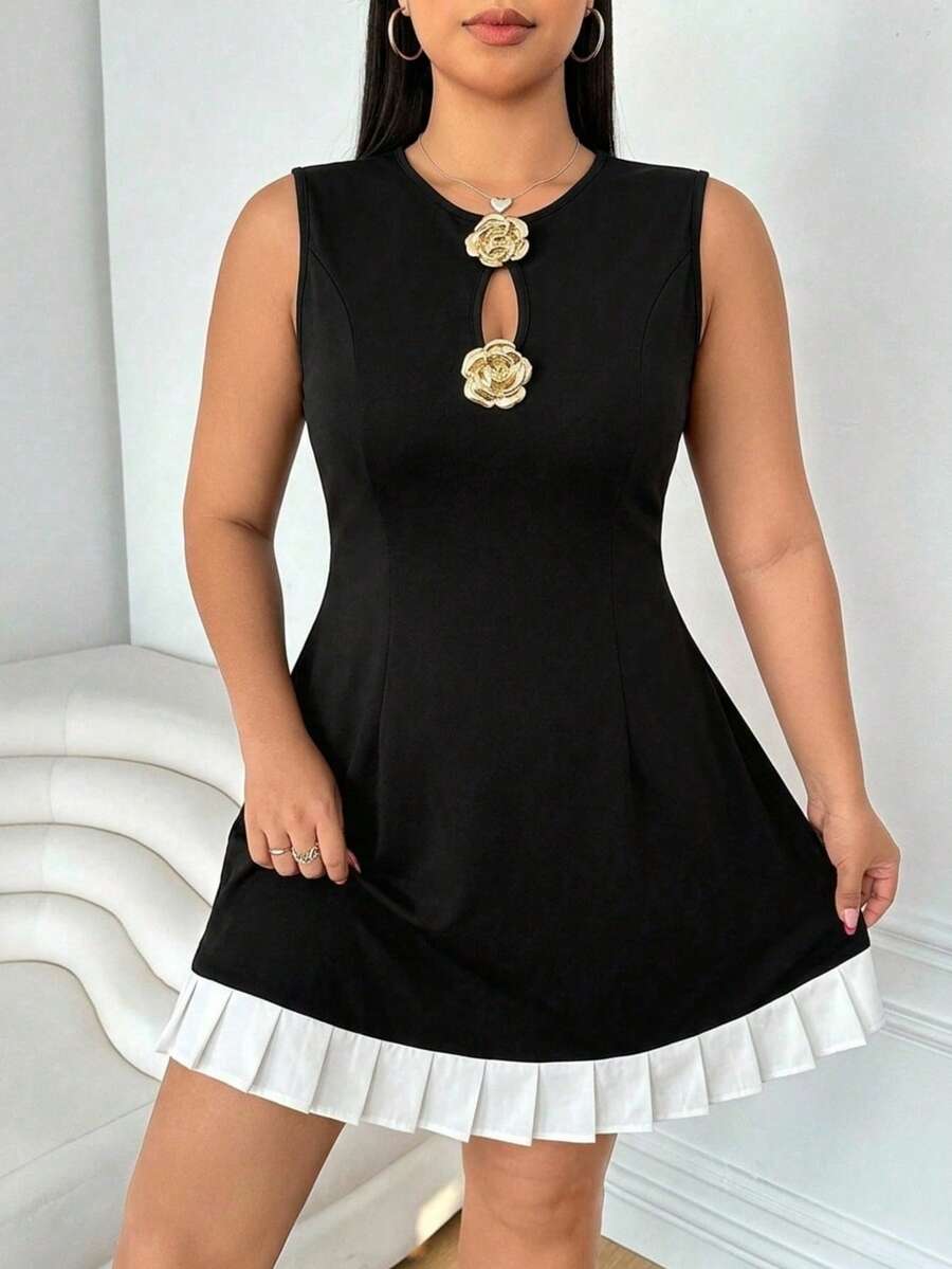 Women Short Dresses - Black - View 1