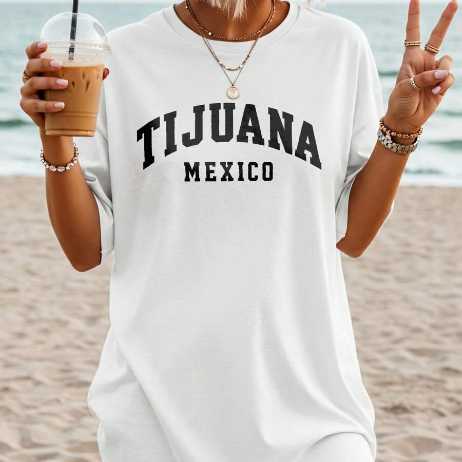 1 Piece 180g Women's T-Shirt, Men's T-Shirt. Casual Cotton Crew Neck T-Shirt. Women's Athletic T-Shirt. Designed By Y2K Generation Artists In The Bababask Style, Made From 100% Pure Cotton. Creative Cartoon Pattern Design, Comfortable Short Sleeves - 白色6 - 查看 1