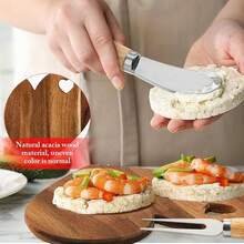 1 Set New Bride Baby Shower Gift, Heart-Shaped Cheese Board With Cheese Knife, Mini Bamboo Sausage Platter, Suitable For Bridal Shower, Wedding, Valentine's Day, Birthday - View 2
