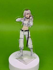 Crying Girl Band GBCVV Collab: Anya & Angola Peach Blossom Acrylic Standee Merchandise - beraneka warna - View 6