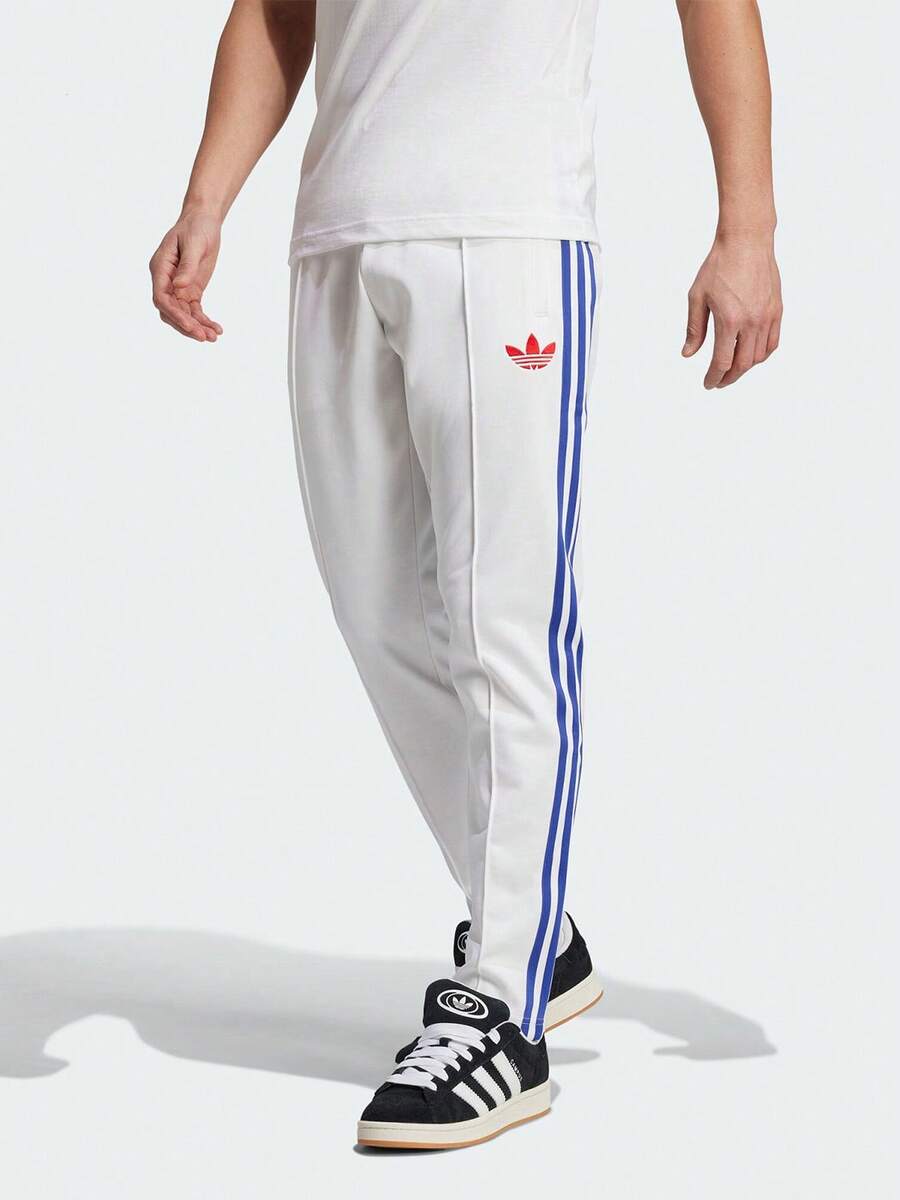 Adidas Tiro 25 系列丨褲腳開叉款側速乾男子通勤百搭訓練運動長褲 - 白色 - 查看 1
