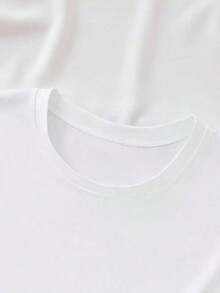 Playera de manga cortaminimalistamodernoparamujeresdetallagrandeconestampadodeungatotrabajandoeslaoficina,"Dormíperonodescansé". eslogandivertidoesespañol,ropa casual para amantes del teletrabajo,regalo para entusiastas de los gatos y trabajadores remotos,vestidos de mujer a la moda para el verano,ropa casual perfecta para todas las estaciones, tallas SMLXL. Camisa de mujer Casual 100% Algodón 100% Algodón - Blanco - Ver 5