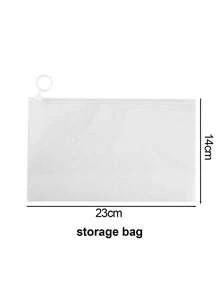 Bolsa de Praia PVC Impermeável da Moda, Estampa Colorida de Letras, Bolsa de Maquiagem PVC, Bolsa Organizadora de Viagem PVC com Zíper - Bolsa de Maquiagem e Higiene Pessoal Leve e Resistente ao Desbotamento, Adequada para Homens e Mulheres, Perfeita para Natação, Mergulho e Férias de Verão - Leve, Adequada para Homens e Mulheres Jovens, Acessórios de Bolsa de Praia, Essenciais de Viagem, Acessórios de Viagem, Essenciais de Férias, Bolsa de Viagem de Férias, Essenciais de Verão - Multicolorido - Visão 13