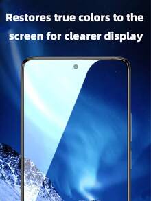 3pcs Full Coverage Tempered Glass Screen Protector , High Definition High Hardness, Anti-Fingerprint, Anti-Scratch, Anti-Drop, Easy Installation, No White Edges, No Bubbles, Compatible With Phone Cases - Clear - View 9