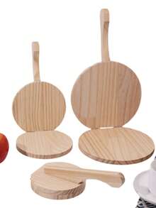 Upgraded Household Dumpling Dough Press With Multi-Functional Grinder And Manual Skin Pressing Tool For Kitchen, A Must-Have For Cooking Lovers - Wood Color - View 8