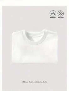 Matching Couple T-Shirts 'I HAVE EVERYTHING I NEED/I AM EVERYTHING' - 1 Piece Crew Neck Couple T-Shirt, Valentine's Day Gift For Husbands, Anniversary Sets For Couples, Comfortable, 100% Cotton, Short Sleeve, Unisex Cotton Graphic T-Shirt. - 白色 - 查看 3
