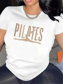 Under The RadarCamiseta para amantes del Pilates: Resistente, ligera, perfecta para ejercicios de gimnasio, actividades de fitness y uso diario. El material suave garantiza durabilidad y moda en cualquier entorno. Ideal para estilos de vida activos. Camiseta unisex de algodón holgada de manga corta y cuello redondo estilo vintage urbano - Blanco - Ver 1