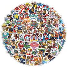 Paw Patrol 100张汪汪队立大功创意贴纸，DIY贴纸，可用于日记本、笔记本电脑、水杯、头盔装饰 - 彩色 - 查看 5