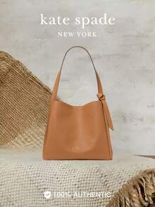 Kate Spade KS KNOTT Shoulder Bag For Women With Adjustable Strap And Large Capacity Bucket Bag - Brown - View 1