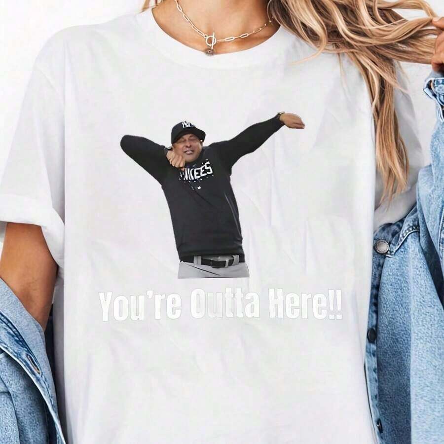 Cute Premium Unisex Casual T-Shirts, New York City T-Shirt, Baseball T-Shirt, New York City T-Shirt - 白色 5 - 查看 1