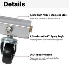 Pressure Power Washer Cleaner Water Broom For Sidewalk - A - View 4