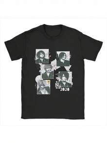 Camiseta Unisex Pure Pure The Gazette Anime Fan Art - Camiseta negra de talla grande, estampado suave, material transpirable, perfecta para convenciones, cosplay y ropa casual de calle - Top casual Y2K hip-hop, ropa para convenciones, diseño de estampado llamativo, cómoda.camisas de mujer sudaderas para mujer sueter blusa casual mujer verano vestidos de graduación - Negro - Ver 6