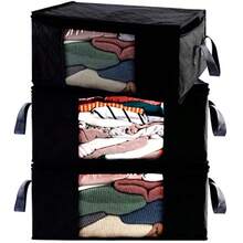 Storage Bags G01B Dark Black 3 Count - Negro oscuro - Ver 8
