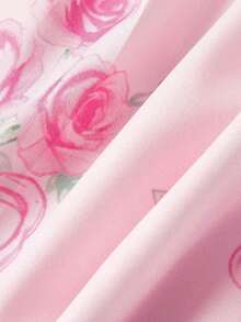 Vestido camisero corto con decoración de botones para mujer, amarillo pálido - Rosa Pálido 2 - Ver 7