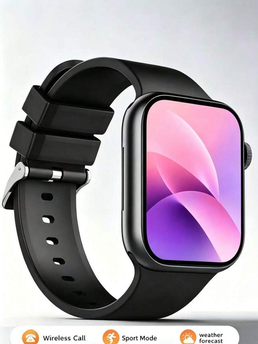 ZhiKexing 2.01 Inch Full Screen Metal Body Smart Watch, Compatible With IOS And Android Phones, (Call/Dial), Multiple Sports Modes/Abundant Watch Faces/Built-In Games/AI Voice Control/Unisex Fitness Watch - View 1