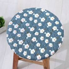 2pcs Round Seat Cushion Covers, Elastic Comfortable Warm Washable For Wooden And Iron Stools, Fits 25cm-30cm, All Season Use, Birthday & Christmas Gift - Multicolor - View 12