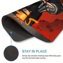 Funny Money Square Mouse Pad, Non-Slip Rubber Base With Stitched Edges, Small Gaming Desk Mat For Gamer Office Home Decor - View 7