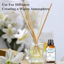 1pc EUQEE 30mL/1.01fl.Oz Jasmine Essential Oils For Candle And Soap Making Diffuser Humidifiers,Essential Oils For Home DIY Candles Aromatherapy Skin Care,Long Lasting Scents - Jasmine - View 7
