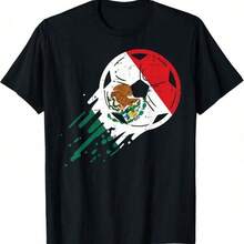 Camiseta de aficionado al fútbol de México - Negro - Ver 6