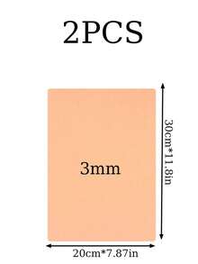 3mm Thick 12" X 8" Tattoo Practice Leather, Double-Sided Large Size Blank Tattoo Practice Simulated Skin, Suitable For Permanent Makeup - Multicolor - View 20