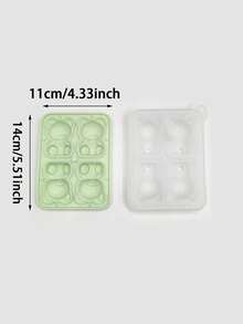 1pc Bear Shaped Ice Mold,Household Ice-Making Silicone,Summer,Squishies - Multicolor - View 5