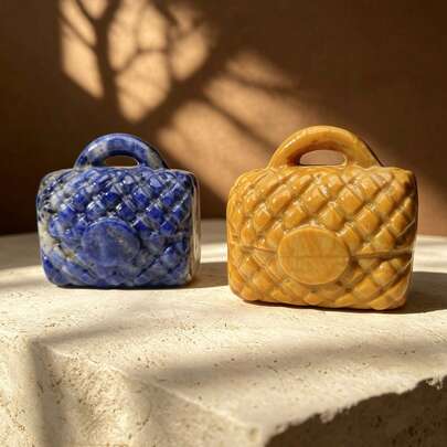 1PC High Quality Natural Bag,Birthday Gift,Women Gift,Scene Decoration,Crystal Ornaments,Table Decoration.