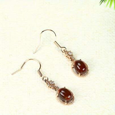 Joyful Red Bead Earrings Chinese Style Fashion Earrings