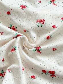 Estilo bohemio, floral romántico, estilo de vacaciones, blusas con estampado floral con temática del 4 de julio, blusas de vacaciones, blusas con cuentas, blusas de fiesta, blusas de tirantes, blusas cortas con temática del 4 de julio para mujeres, - Rosa - Ver 7