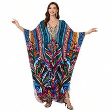 Beach Cover-Up With Central Woven Positioning Print, Cross-Border (41 Colors) Y8780 Y In Stock - Y8780-1 Brown Leopard Spot - View 4