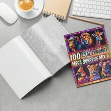 1件装数字填色惊喜混合装，点线引导拼图，成人休闲娱乐，缓解压力（不含画笔） - 單件 - 查看 3