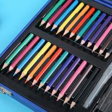 88-Piece Gift Box Art Set With Oil Pastels, Colored Pencils, And Markers. Works On Paper, Fabric, Wood, Glass, Rocks. Perfect For Students & Art Lovers-Great Back-To-School Or Birthday Gift. - Rectangle - View 10