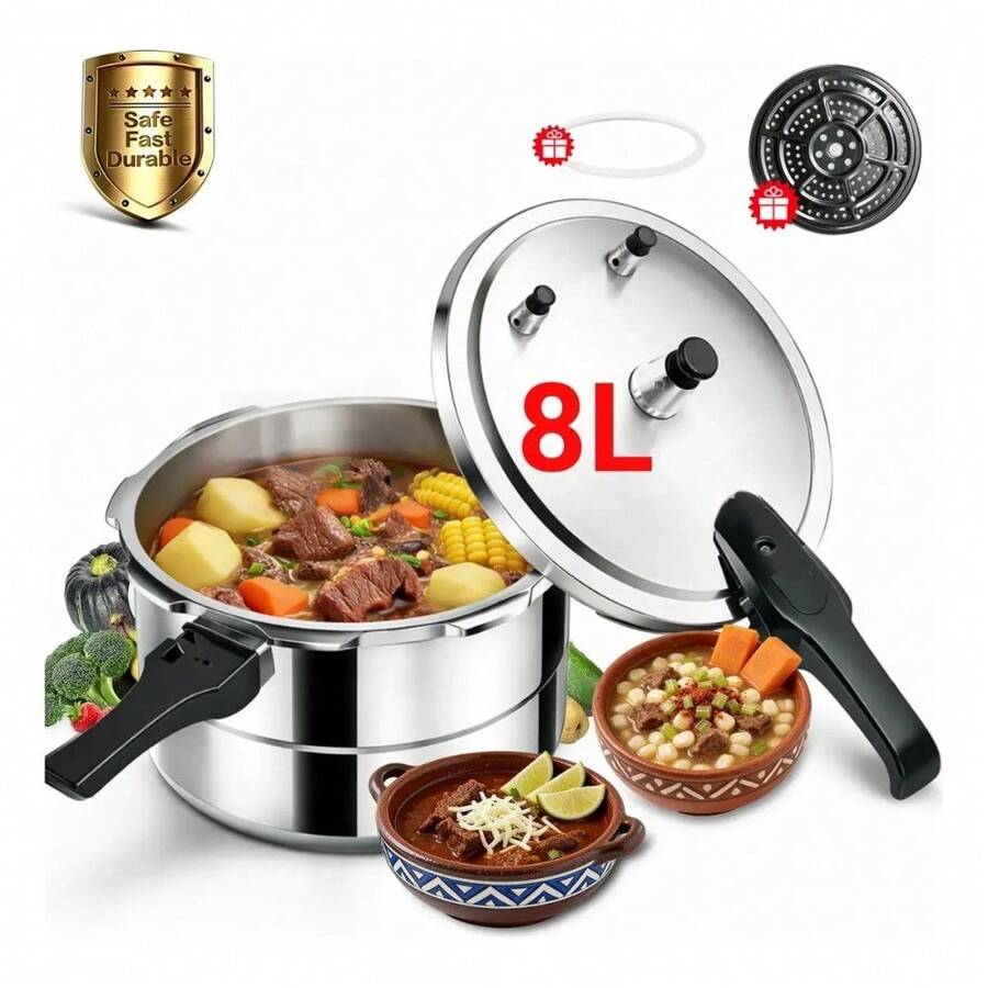 Express Set 8 Liters - High Efficiency With Included Accessories, Easy And Quick Cooking Experience - 查看 1