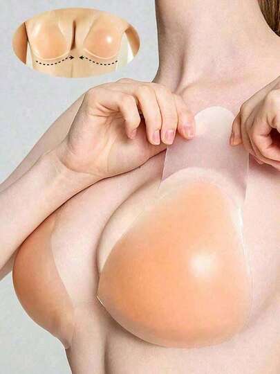 Silicone Backless Push Up Bra Adhesive Breast Lift Cleavage Enhancer Bra Wedding, Swimwear
