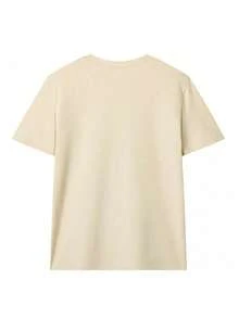 New Women's Round Neck T-Shirt, Short Sleeve, Loose Fit, Casual And Versatile With  Cat Print, Soft Fabric With Good Drape CTWQ - 杏色 - 查看 3