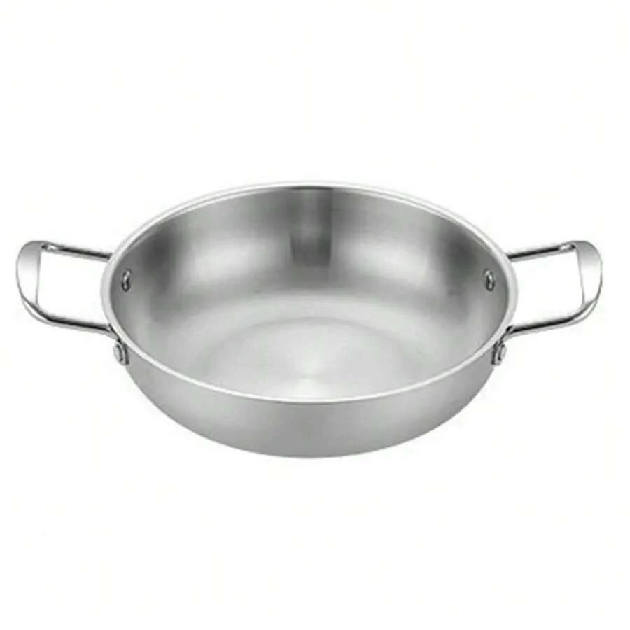 Stainless Steel Kitchen Utensil Set With Draining Pot, Seafood Risotto Dish, And Picnic Appetizer Plate - View 1