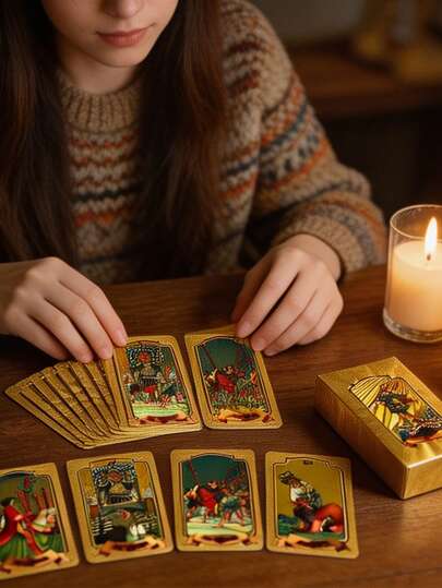 Cartes de tarot, coffret exquis, convient pour la collection et la divination, excellent cadeau