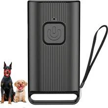 Mini Ultrasonic Dog Bark Deterrent Device - Stop Dog Barking Device For Own Or Neighbor's Dog, Rechargeable Anti Barking Dog Trainer Portable Stop Barking Pet Training Tool - 黑色 - 查看 10