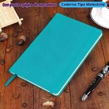 Notebook With Lines, 14x21 Cm – Hardcover, Executive Style For Writing And Organization. - Hình vuông - Xem 15