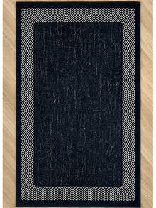 Modern Non-Slip Kitchen Runner Rug, Washable Minimalist Floor Mat For Home Decor, Bedroom, Livingroom Rug, Made In Turkiye 80x200 Cm, 80x300 Cm,100x200 Cm, 120x180 Cm - Black and White - View 6