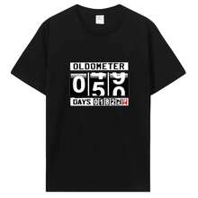 Camiseta Oldometer de 50 años para hombre, mordaza divertida, 50 cumpleaños, cincuenta años, 18250 días de edad, odómetro, camiseta de algodón para hombre 42851 - forma - Ver 1