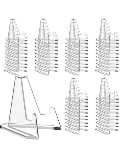 Bộ 10 giá đỡ trưng bày thẻ acrylic, đế trưng bày trong suốt, giá đựng thẻ mini, thích hợp cho đồ sưu tầm, tác phẩm nghệ thuật, ảnh, danh thiếp, tranh vẽ, quà lưu niệm, huy chương, v.v. - Áp dụng cho số bàn ăn, nhãn giá sản phẩm, thẻ nhận dạng thực đơn và thẻ ghi tên khách mời trong các bữa tiệc ngày lễ và đám cưới.