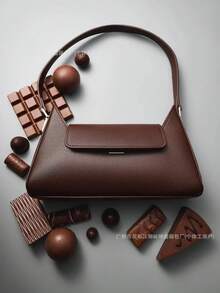 Women Shoulder Bags - Coffee - View 7